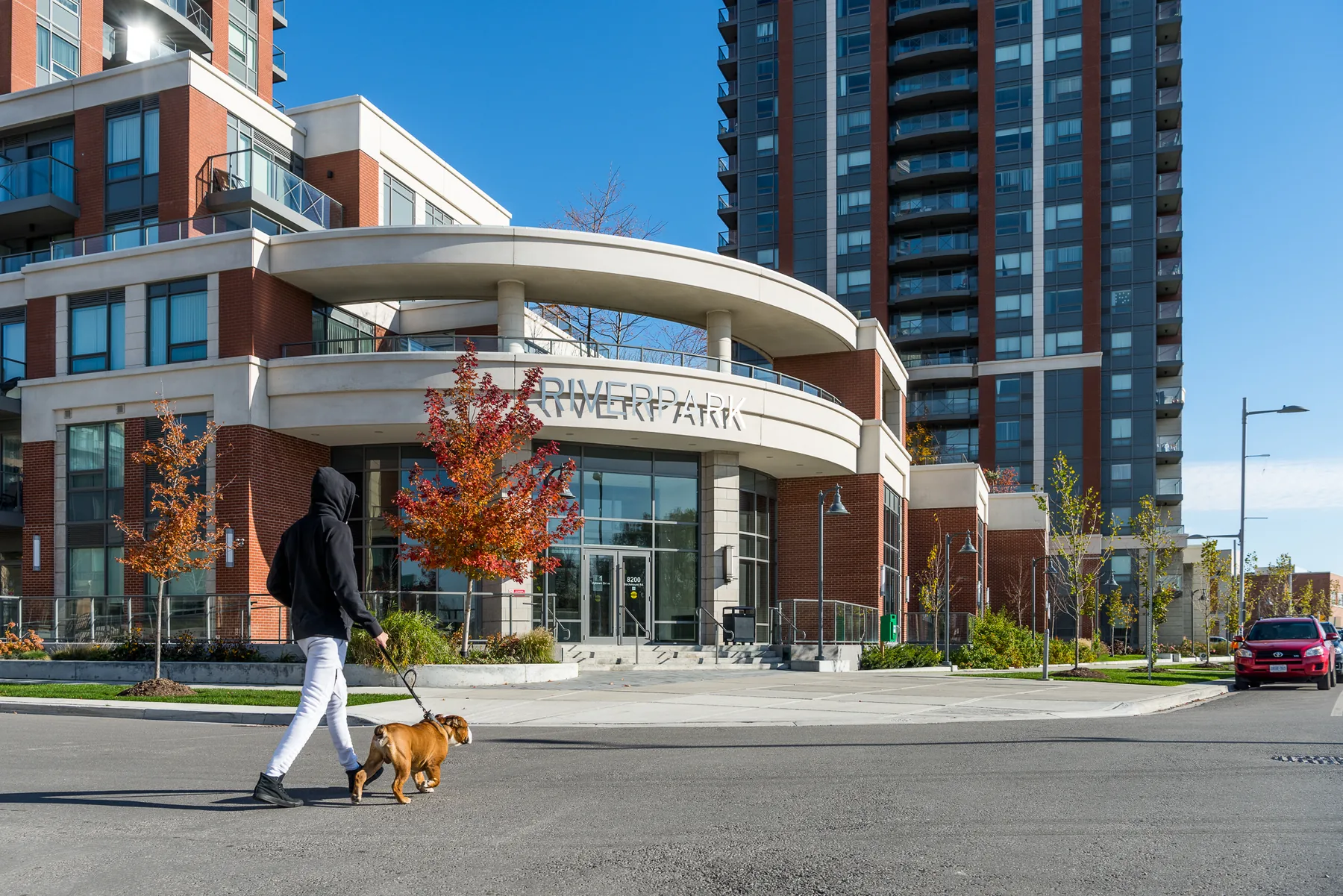 Downtown Markham along Rougeside Promenade